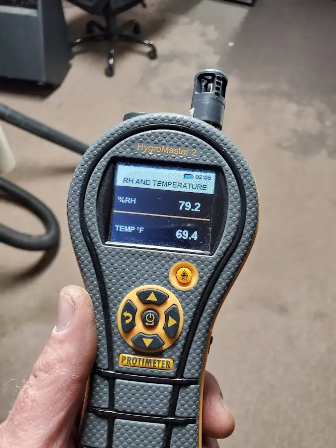 Moisture meter humidity assessment for Fire & Smoke Damage Restoration in Saraland